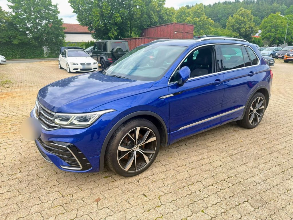 04.2021 Volkswagen Tiguan R-Line 4Motion MATRIX PANO Blue
